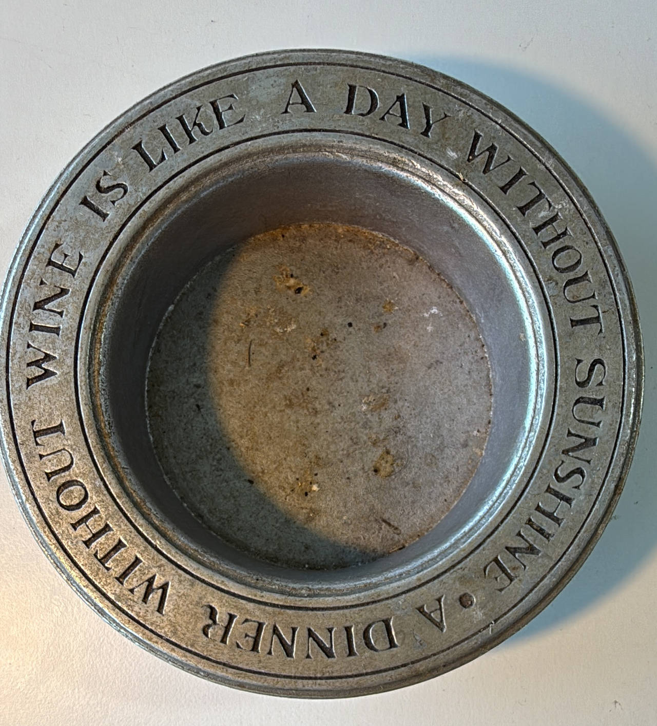 Wilton Armetale Wine Bottle Coaster
