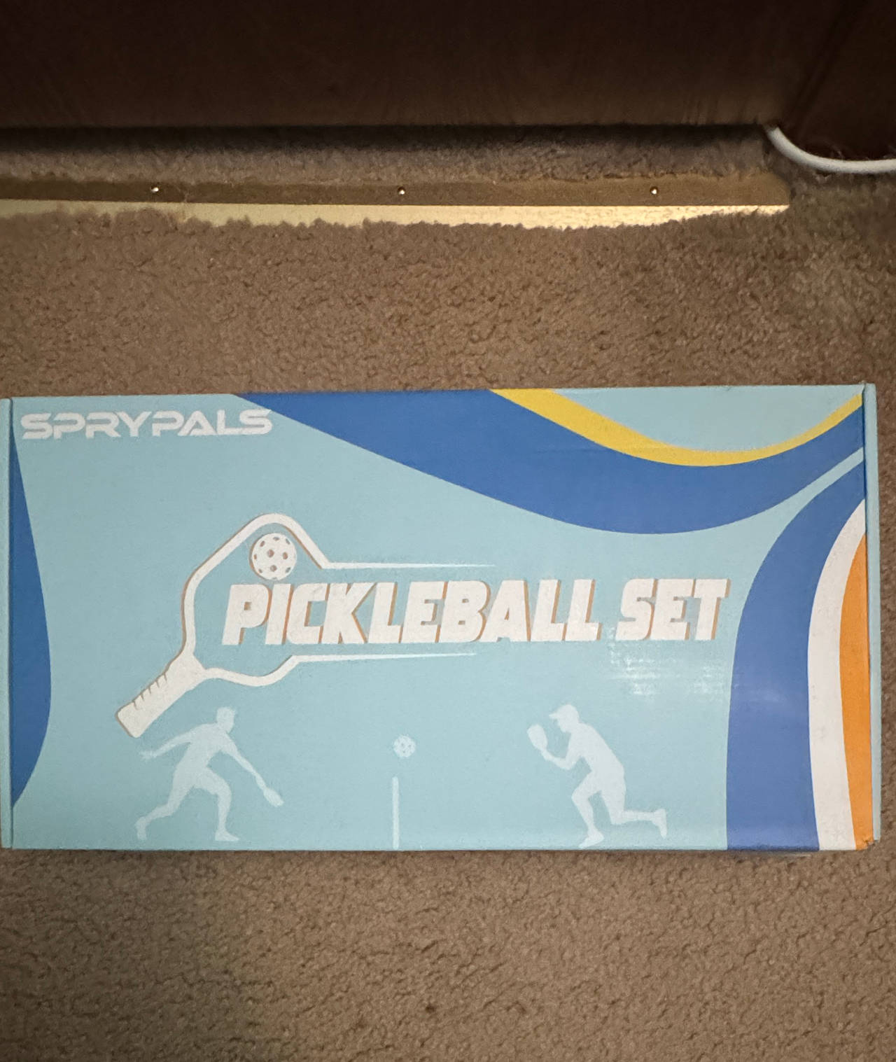Sprypals Pickleball Set with 2 Paddles and 4 Balls