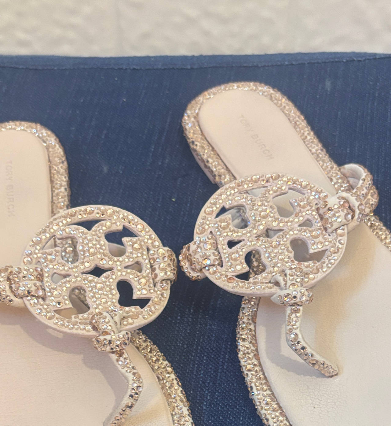 Tory Burch Miller Crystal Embellished Sandal