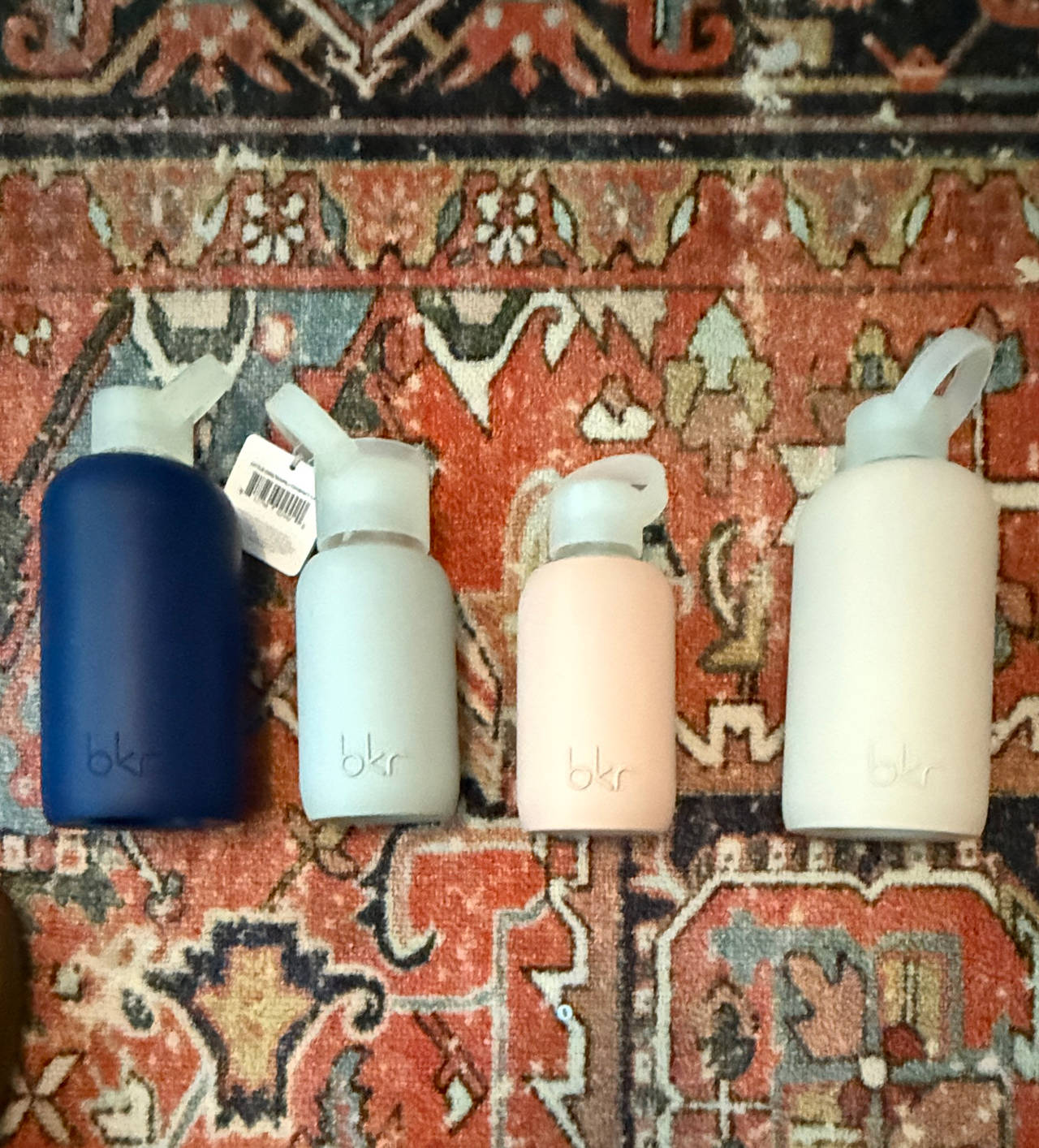 bkr Glass Water Bottle with Silicone Sleeve