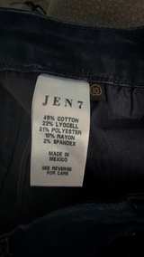 Jen7 by 7 For All Mankind Slim Straight Jeans Dark wash size 10 - Image 7