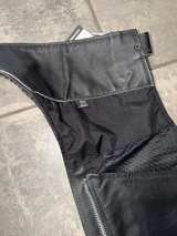 VIKING CYCLE XXL Leather Motorcycle Riding Chaps Black Large 2XL - Image 2