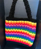 Handmade Crochet Tote Bag - Image 1