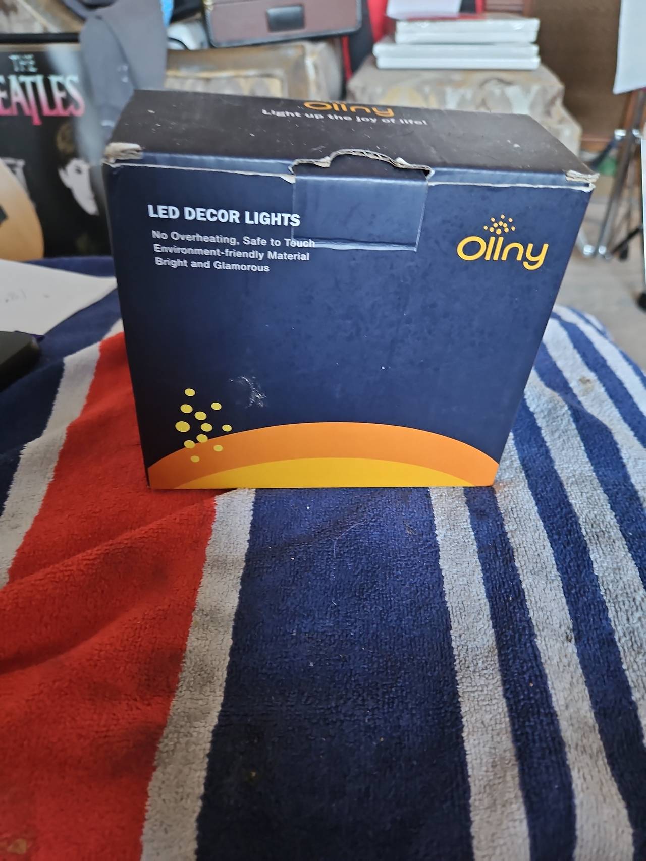 Ollny Outdoor LED String Lights 300 LED Cool White
