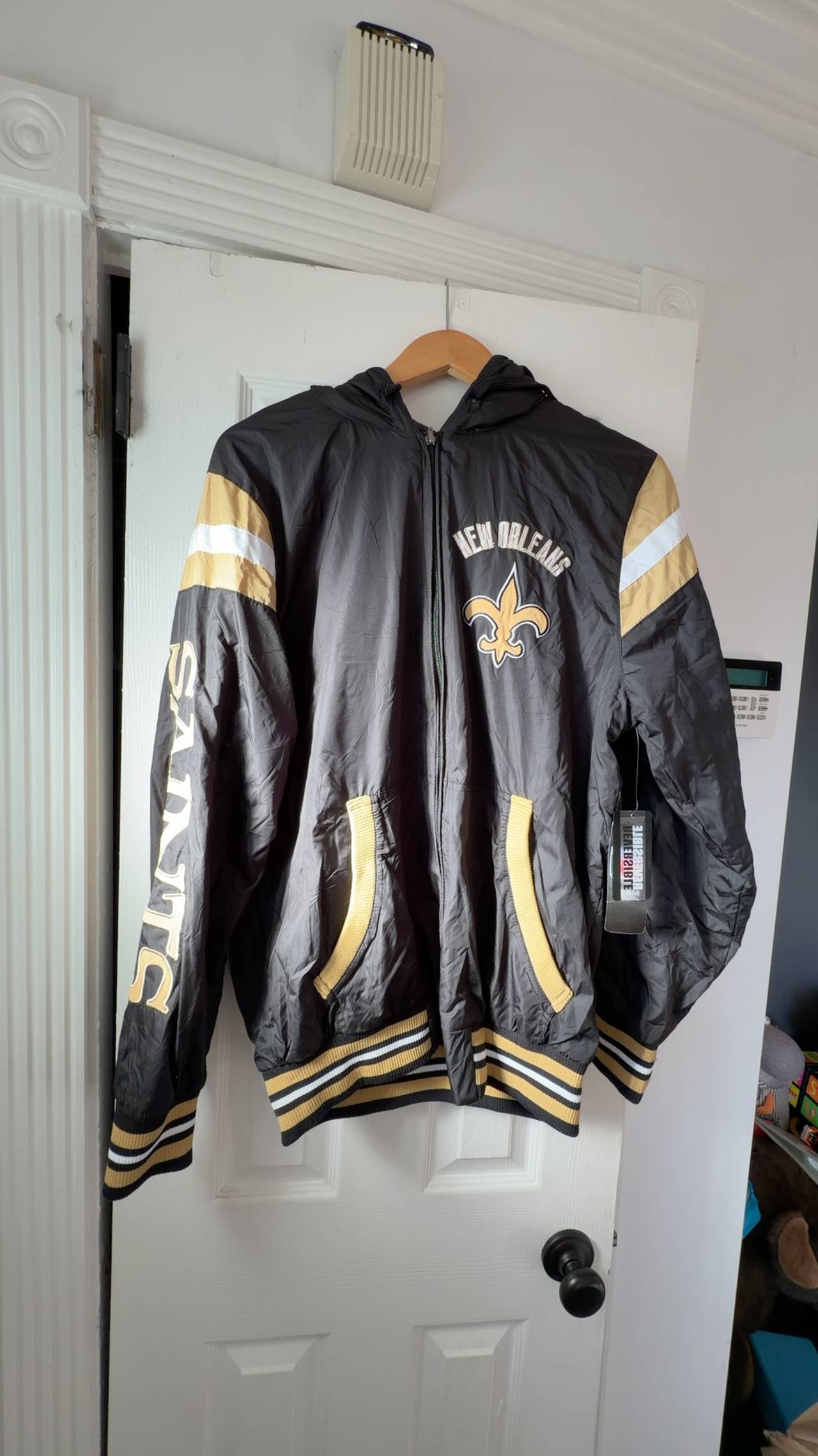 New Orleans Saints Reversible Hoodie Jacket