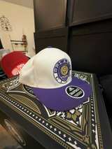 Adidas Orlando City SC Two-Tone Snapback Hat White/Purple - Image 1