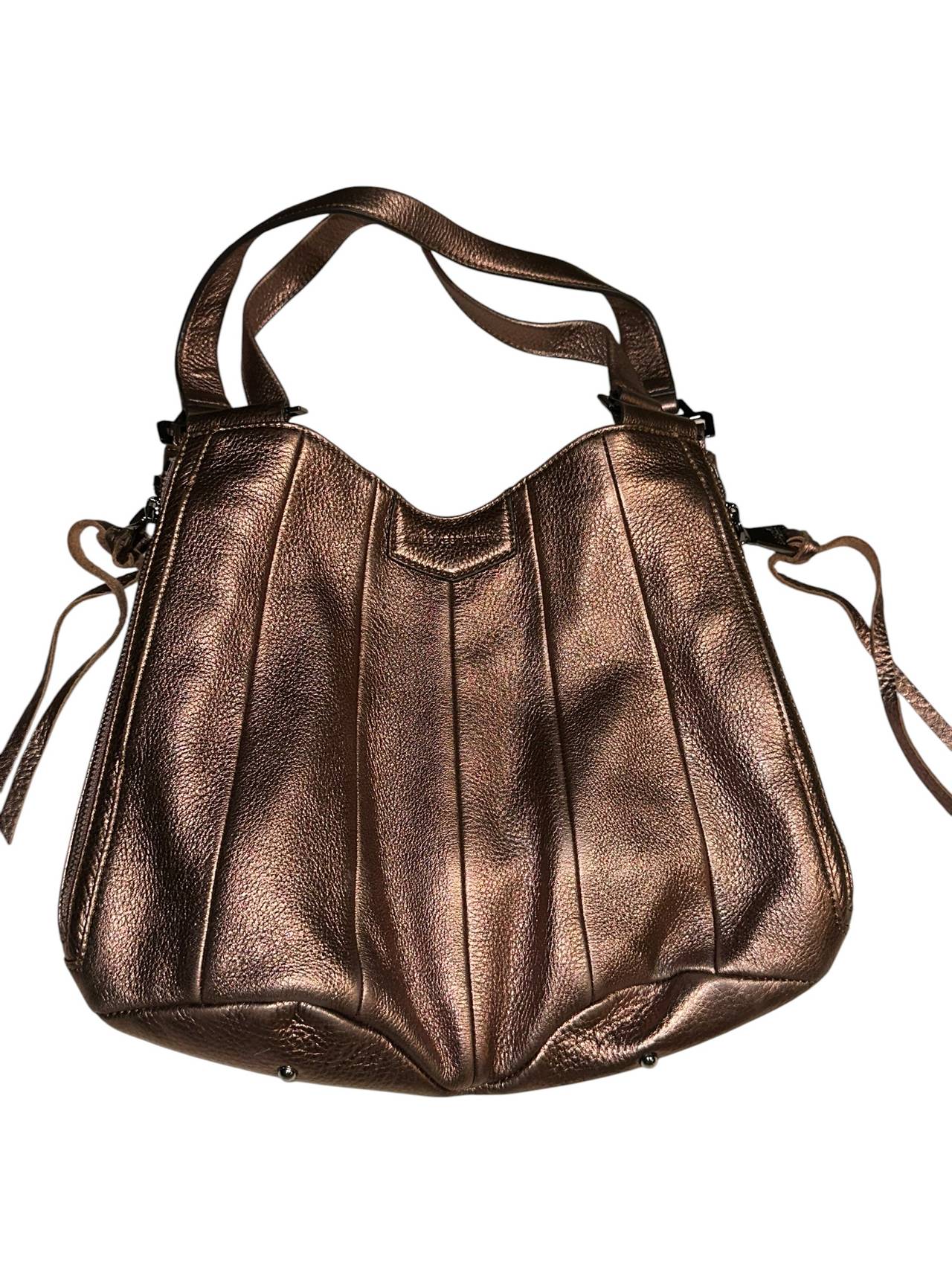 Aimee Kestenberg Metallic Leather Hobo Bag