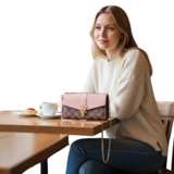 Louis Vuitton Sarah Wallet Damier Ebene Brown - Image 8
