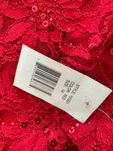 Ronni Nicole Red Tiered Sequin Lace Dress - Image 6