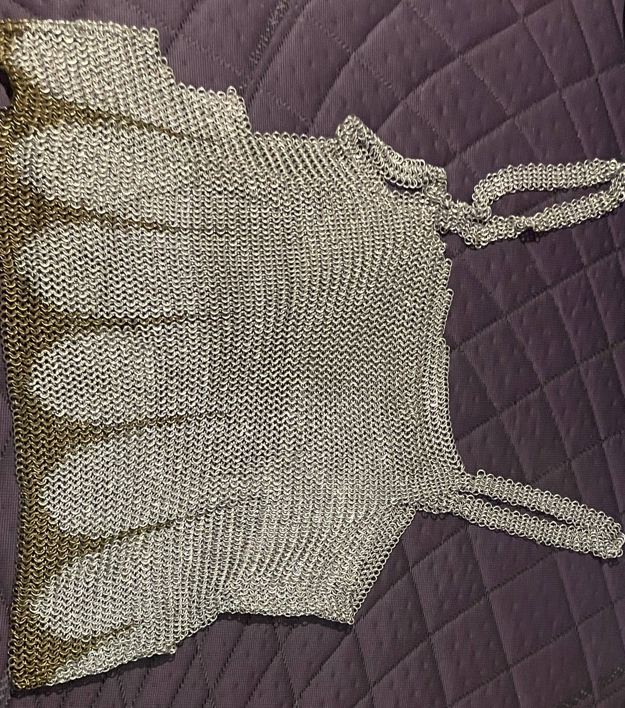 Chainmail Metal Crop Top