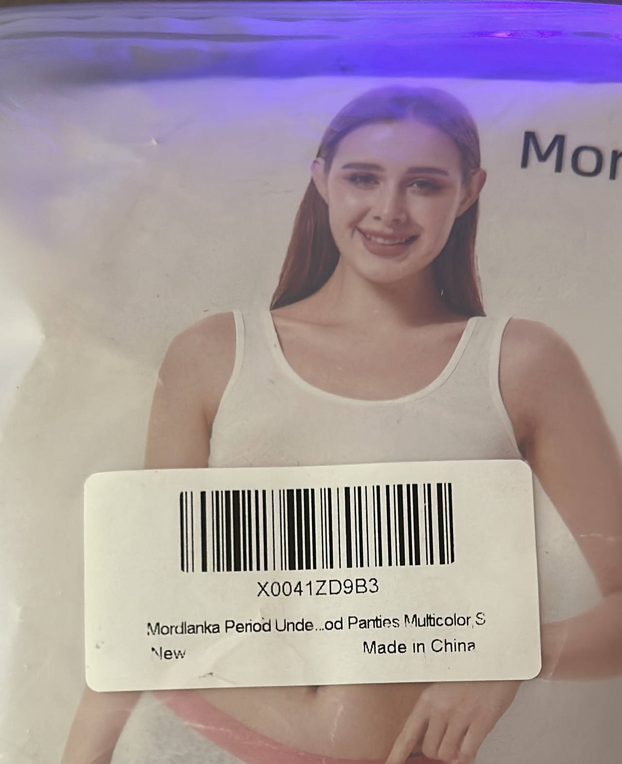 5 pack Mordlanka Period Underwear Panties Multicolor Size Small UNUSED