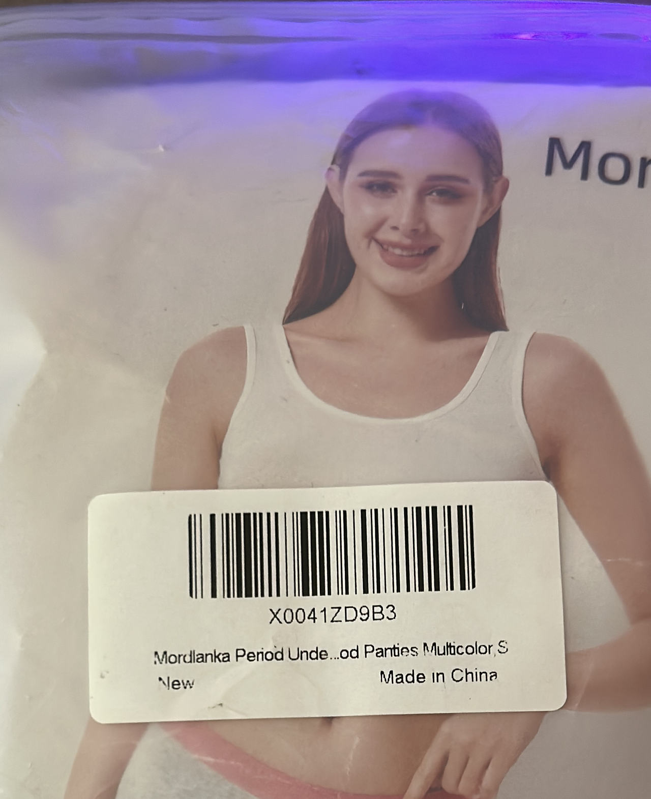 5 pack Mordlanka Period Underwear Panties Multicolor Size Small UNUSED