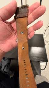 Fossil Vintage Red Dial Cuff Watch - Image 3