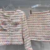 Tweed Skirt Suit Set - Image 6
