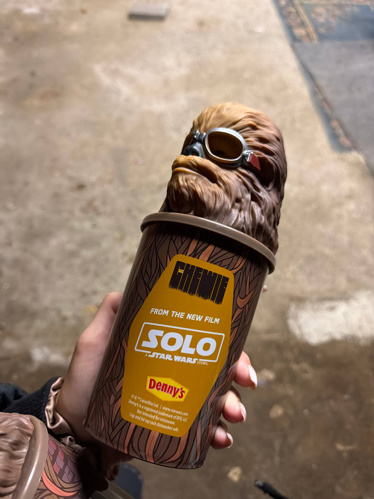 Denny's Solo: A Star Wars Story Chewbacca Collector Cup