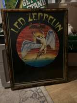 Led Zeppelin Swan Song Blacklight Velvet Poster 1997. #1655 - Image 1
