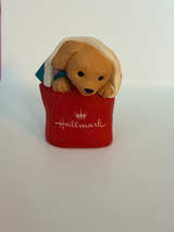 Hallmark Merry Miniature Puppy in Sack Bag 1994 Collectors Club - Image 1