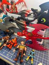 How to Train Your Dragon Action Figure and Dragon Lot - Image 3