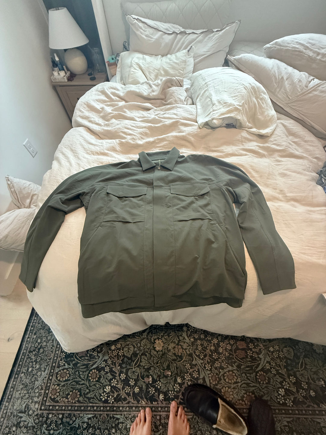 Men's Olive Green Overshirt