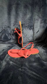 Charlie Paige Pink Toe Loop Sandals - Image 4
