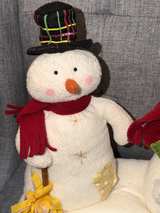 Hallmark Jingle Pals Mr & Mrs Snowman Animated Plush TESTED AND WORKS  - Image 2