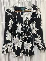 Ralph Lauren 90s Ruffle Collar Blouse - Image 2