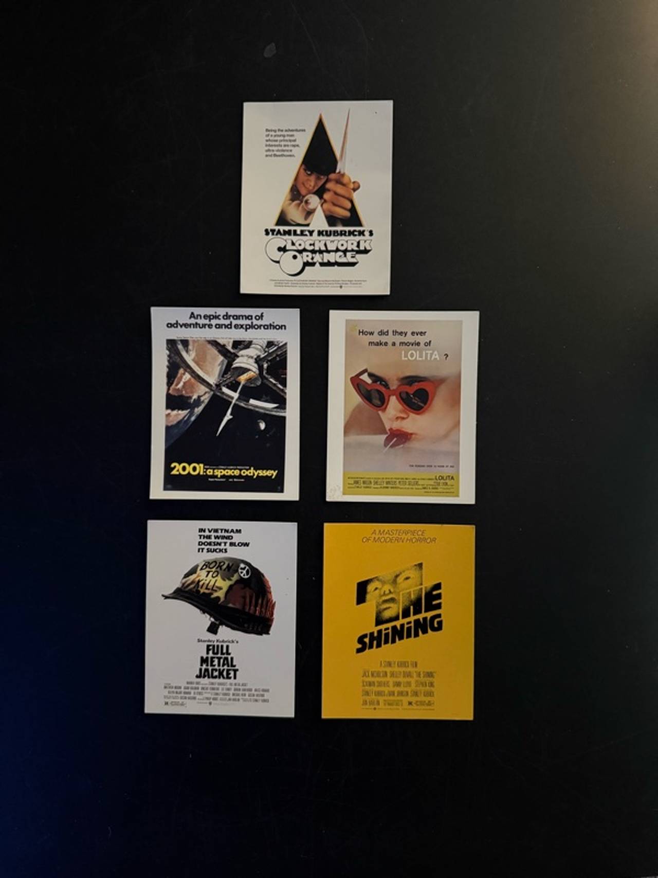 Stanley Kubrick Mini Movie Poster Cards