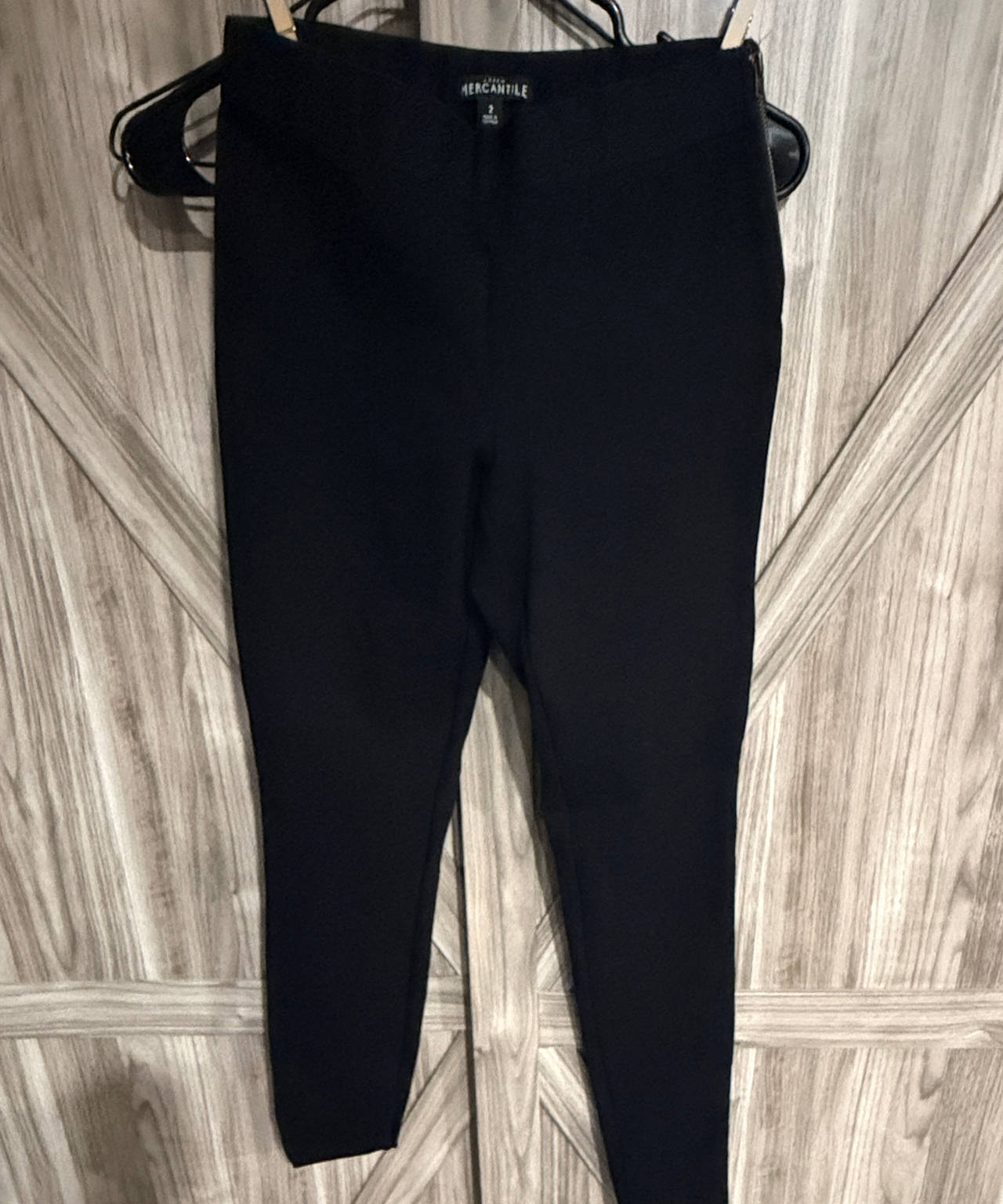 Black J.Crew Mercantile Black Ponte Pants Size 2