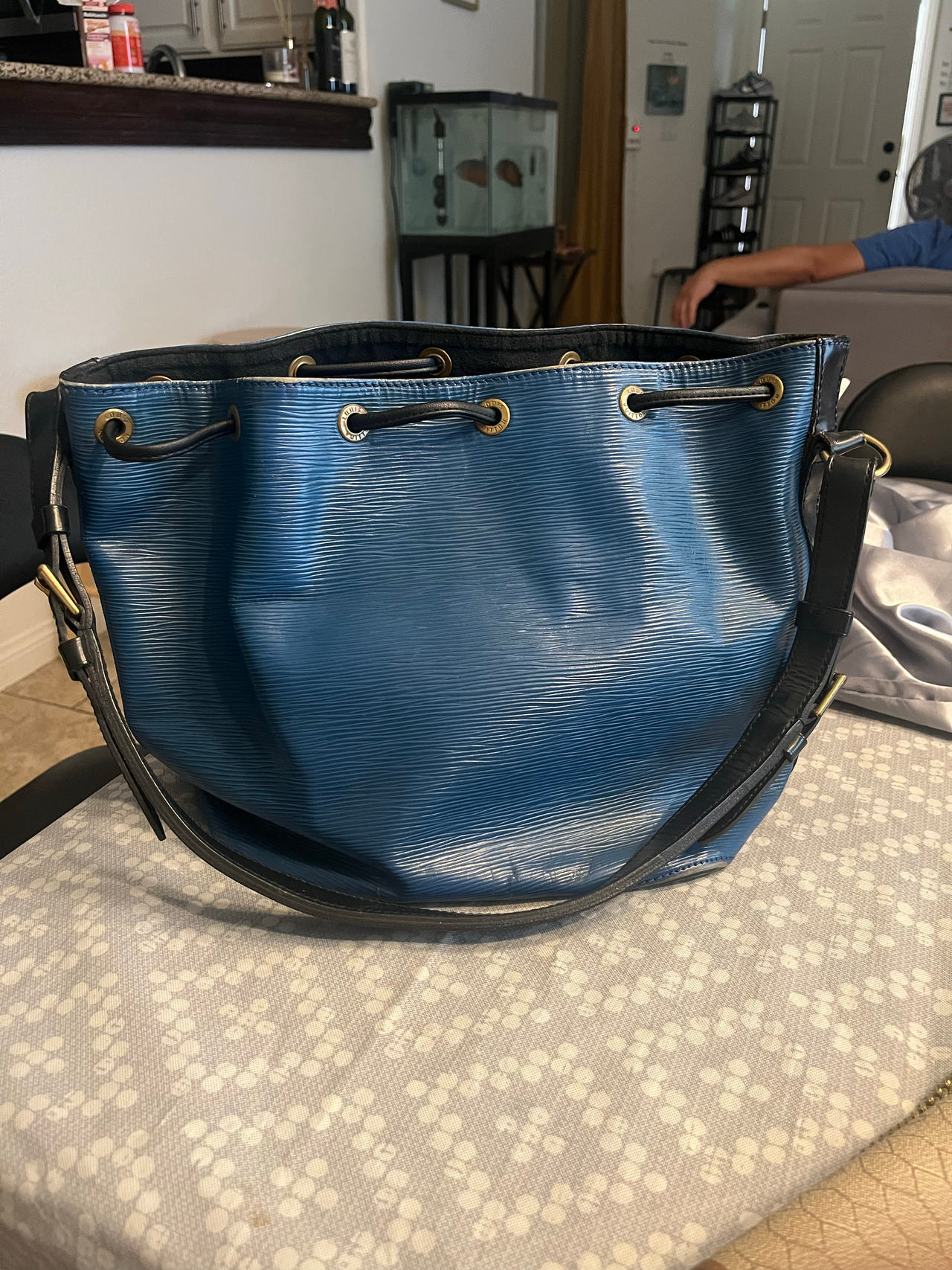 Louis Vuitton Noé Epi Leather Bag