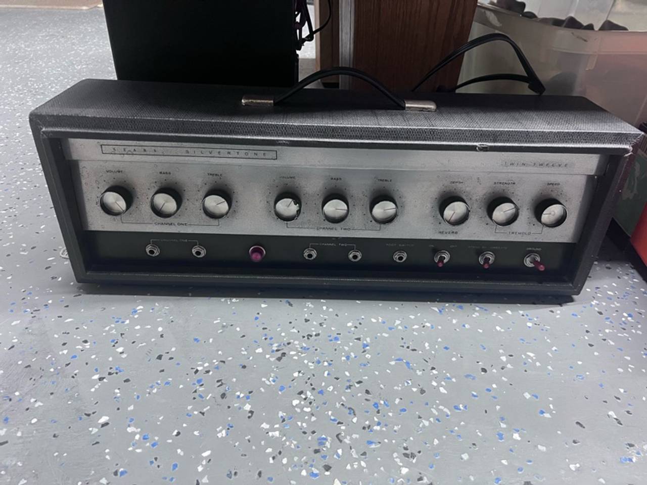 Silvertone 1484 Twin Twelve Vintage Guitar Amp Head