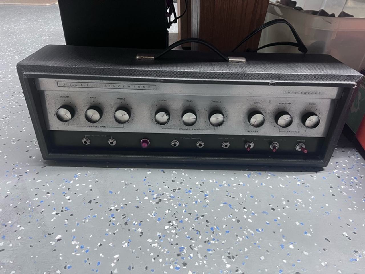 Silvertone 1484 Twin Twelve Vintage Guitar Amp Head