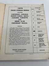 1972 Chevrolet Passenger Cars and 10-30 Series Trucks Overhaul Manual - Image 6