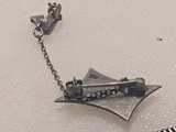 Lambda Chi Alpha Fraternity Pin with Guard Chain - Image 3