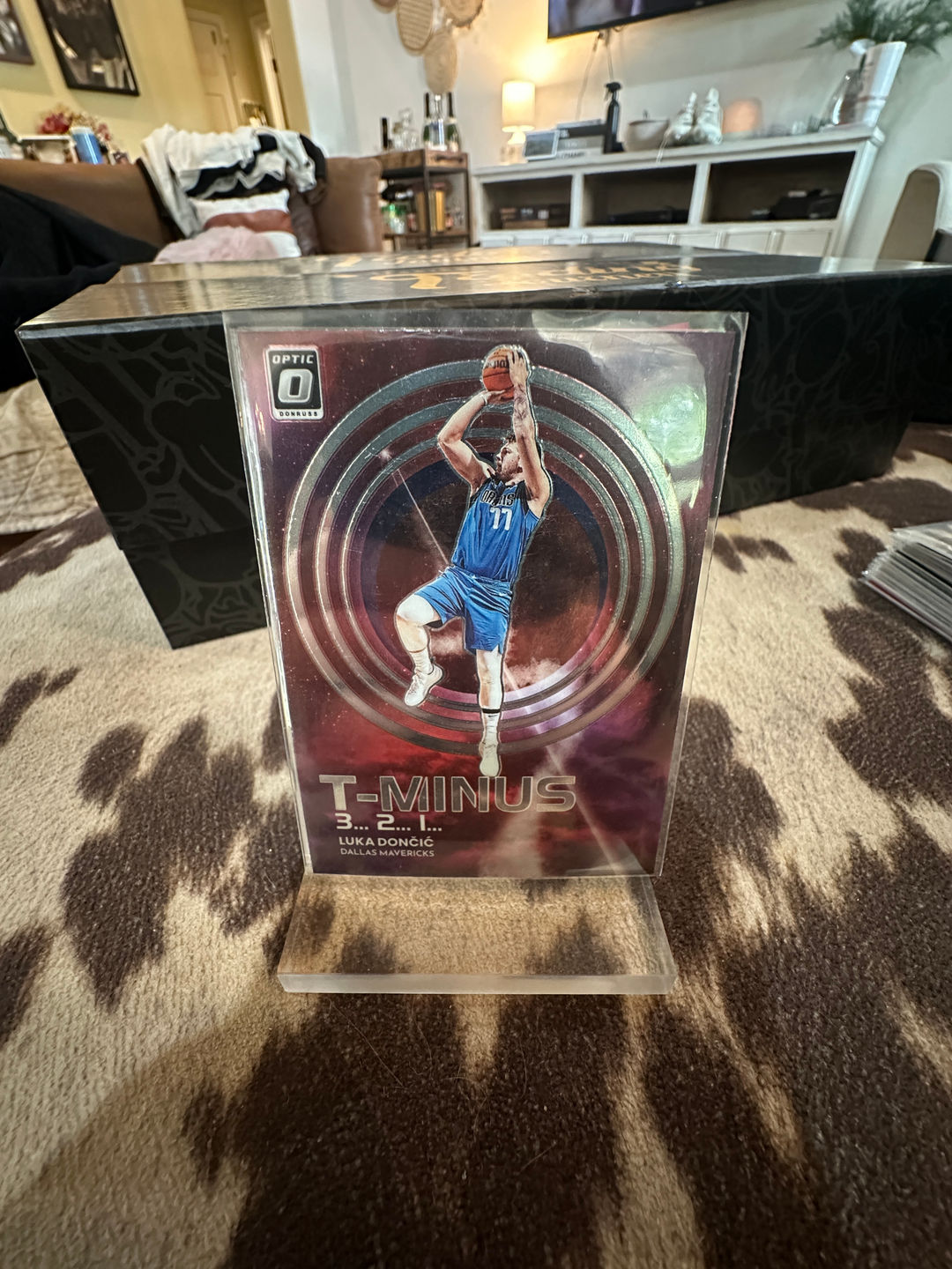 2021-22 Donruss Optic T-Minus 3...2...1 Luka Dončić Basketball Card