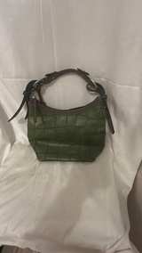Dooney & Bourke Croc Embossed Leather Shoulder Bag - Image 4