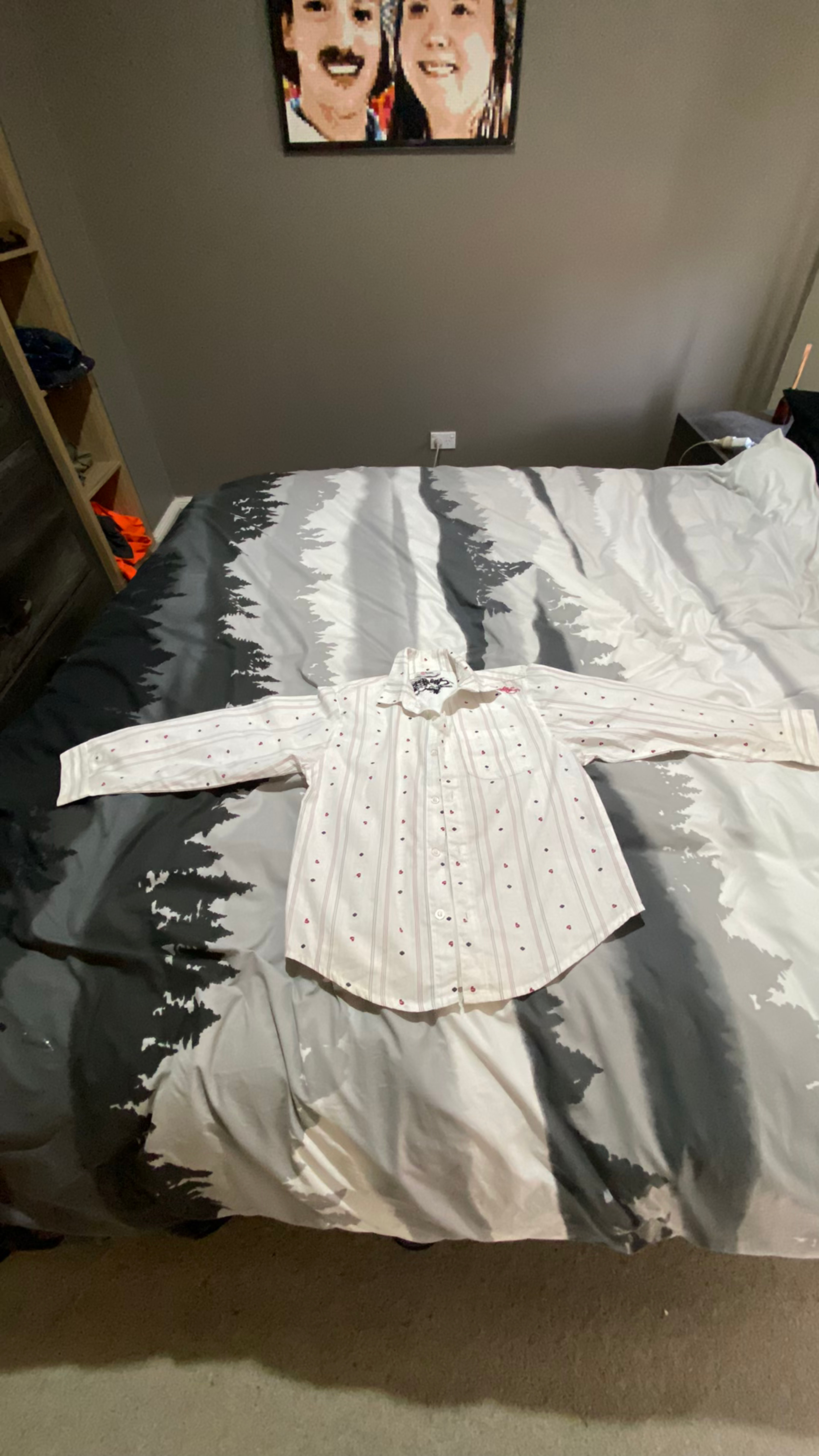 Kids Long Sleeve Button-Up Shirt - Image 2