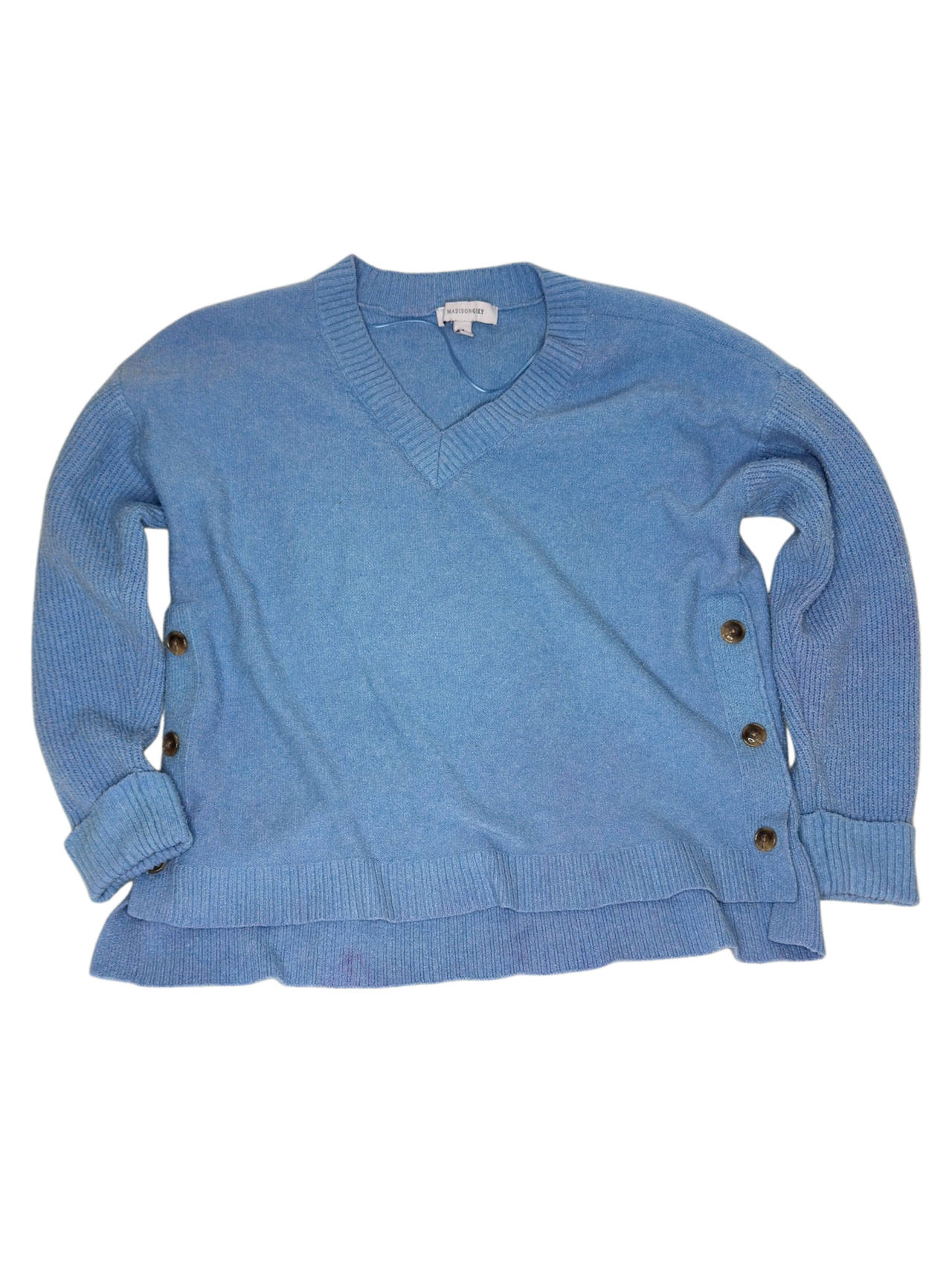 Madewell V-Neck Side-Button Sweater