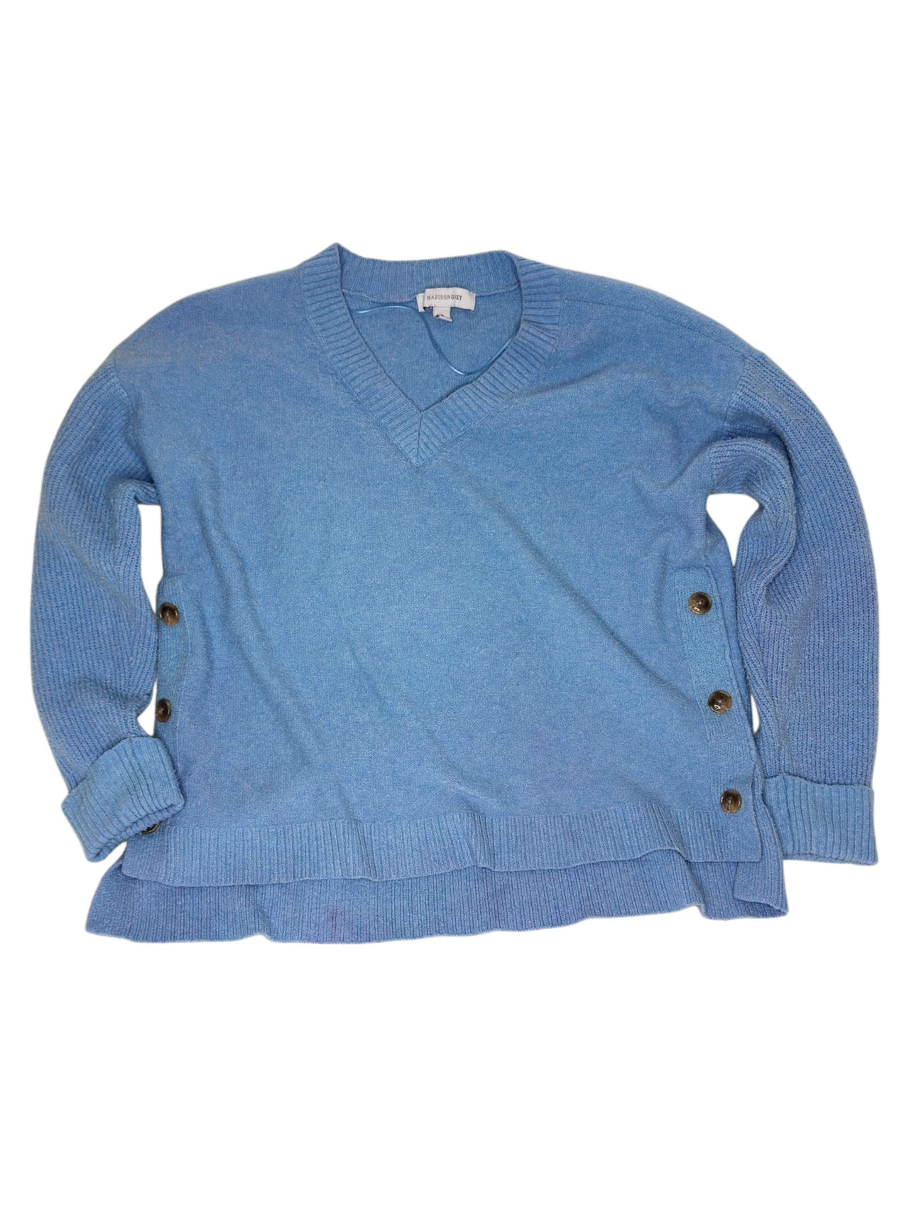 Madewell V-Neck Side-Button Sweater