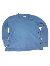 Madewell V-Neck Side-Button Sweater - Image 1