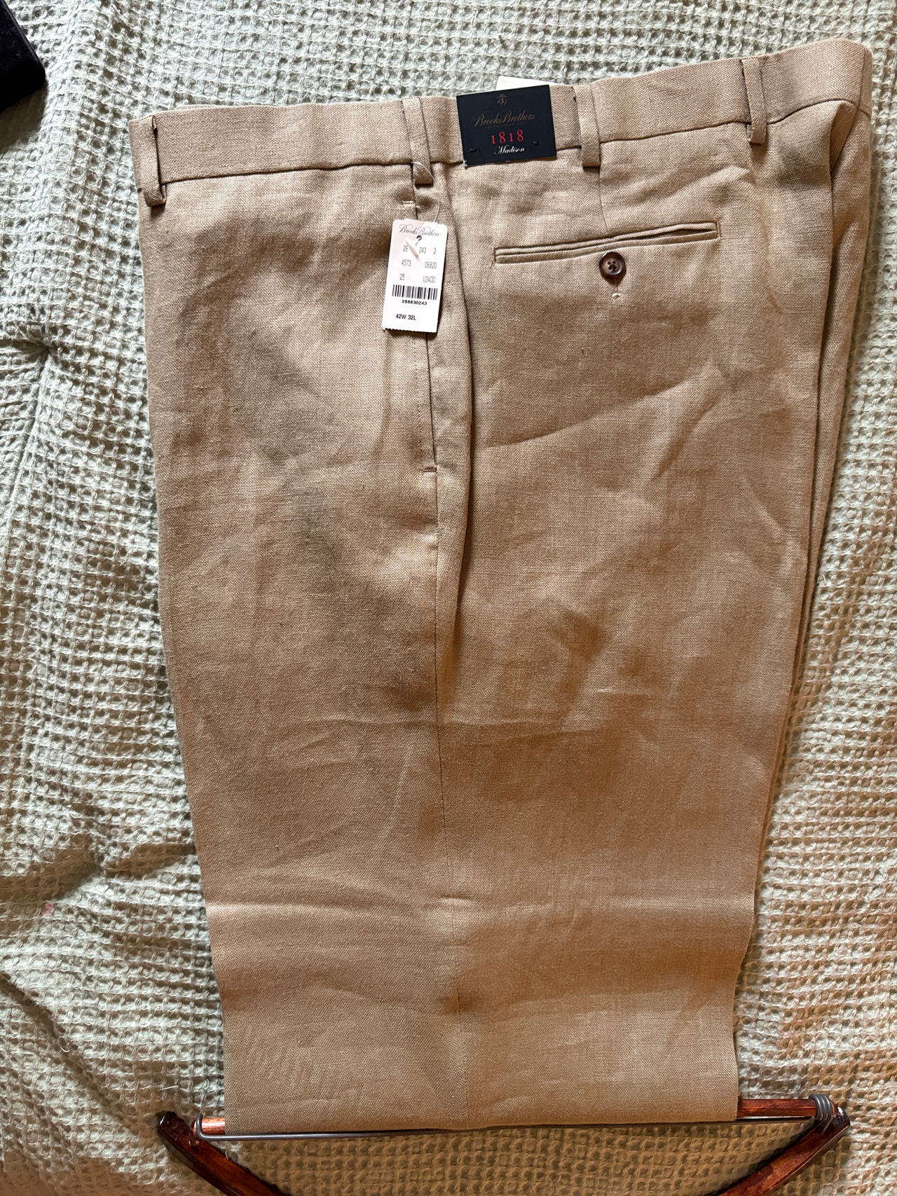 Brooks Brothers 1818 Madison Linen Trousers