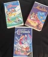 Disney Black Diamond VHS Bundle (Aladdin, Cinderella, The Rescuers) - Image 1