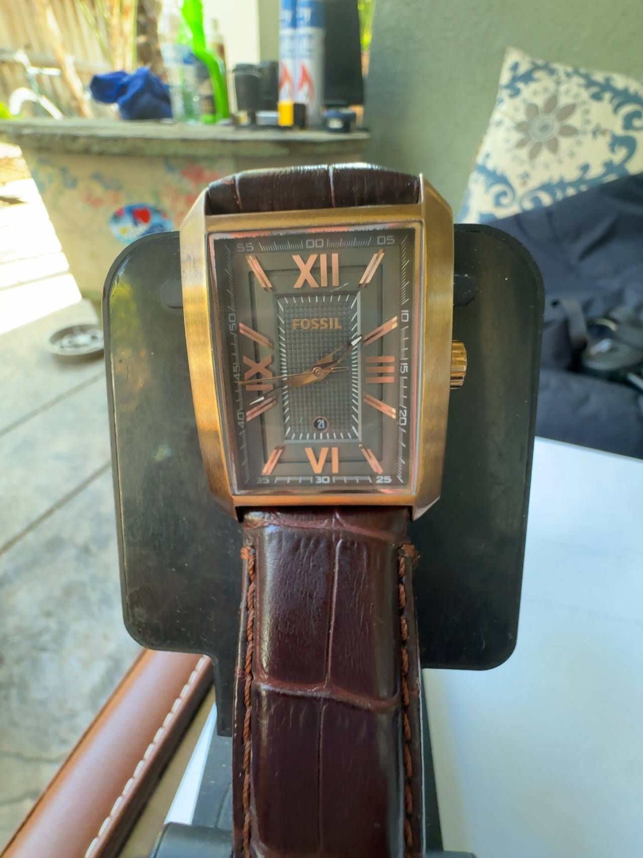 Fossil FS-4653 Brown Leather Men's Watch