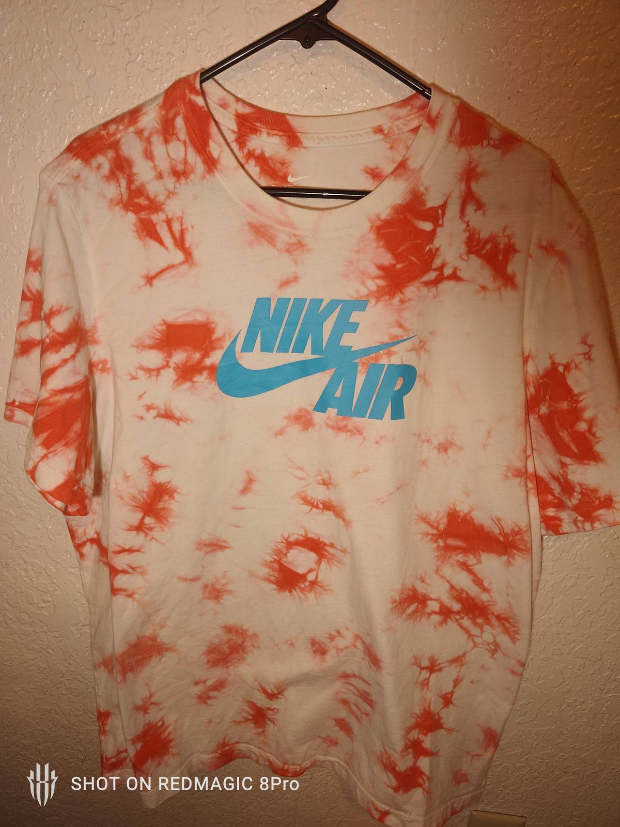 Nike Air Tie Dye T-Shirt Orange/Blue