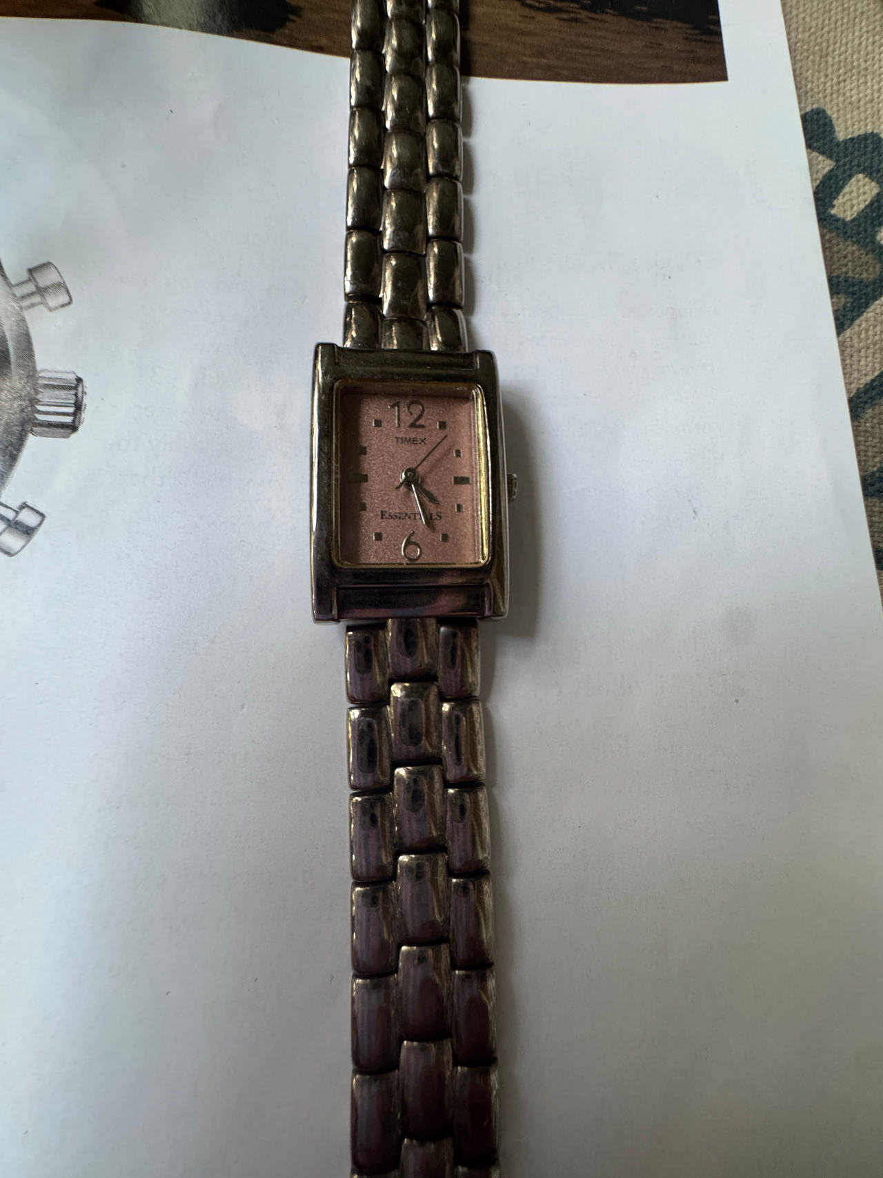 Timex Essentials Rectangular Women's Watch