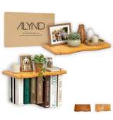ALYND Live Edge Floating Wood Shelf - Image 1
