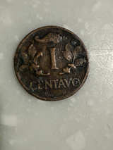 Mexico 1 Centavo Bronze Coin 1943 E27 - Image 1