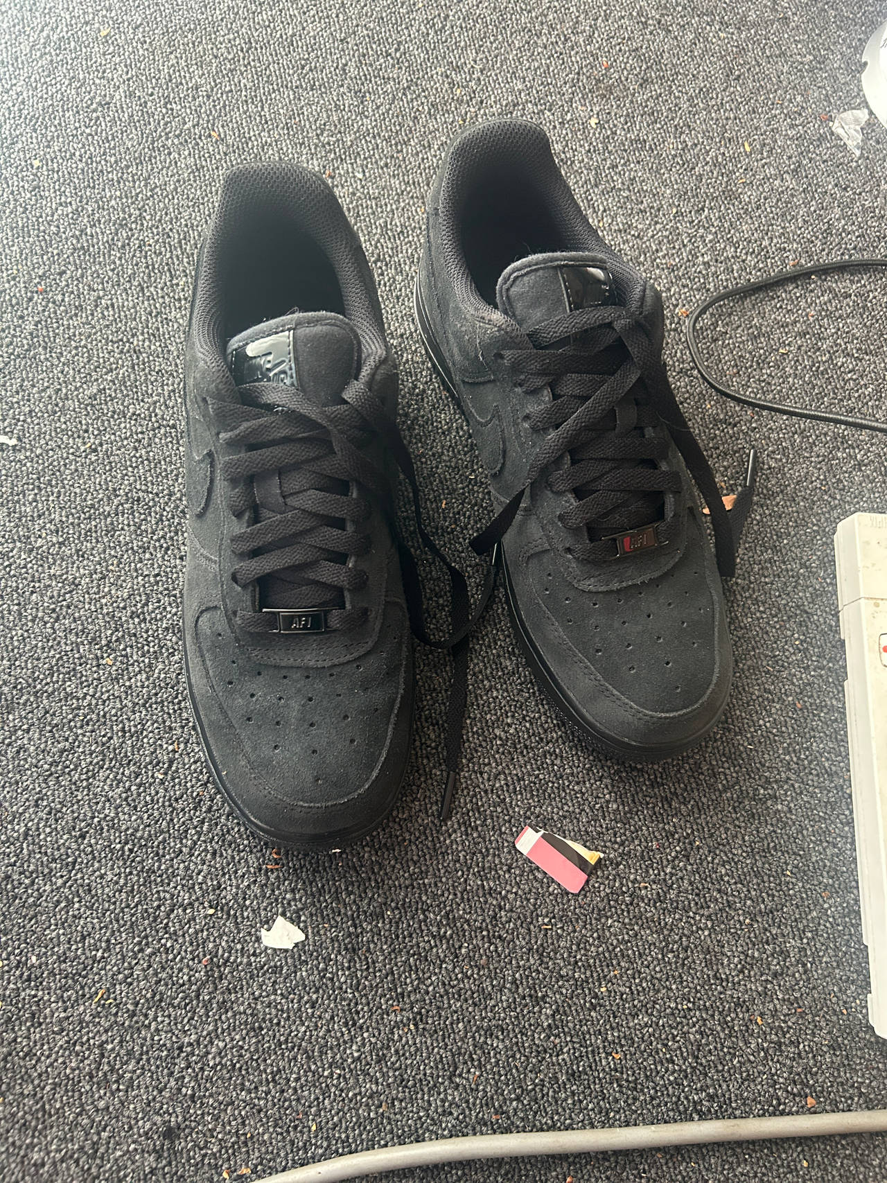 Nike Air Force 1 Low Suede Triple Black