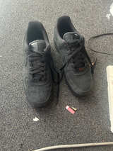 Nike Air Force 1 Low Suede Triple Black - Image 1