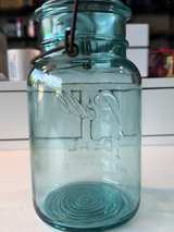 Ball Ideal Aqua Blue Half Gallon Mason Jar - Image 2