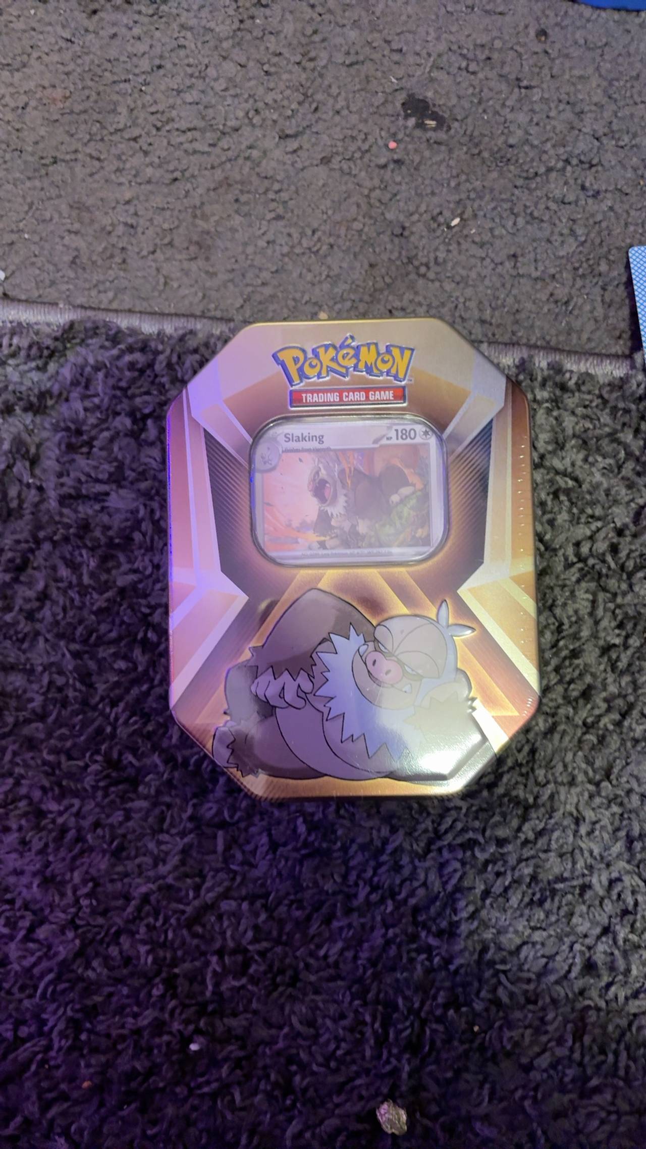 Pokemon TCG Triple Whammy Slaking Collector Tin
